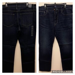 NWT J. Crew mens denim jeans, straight flex, W36 L32